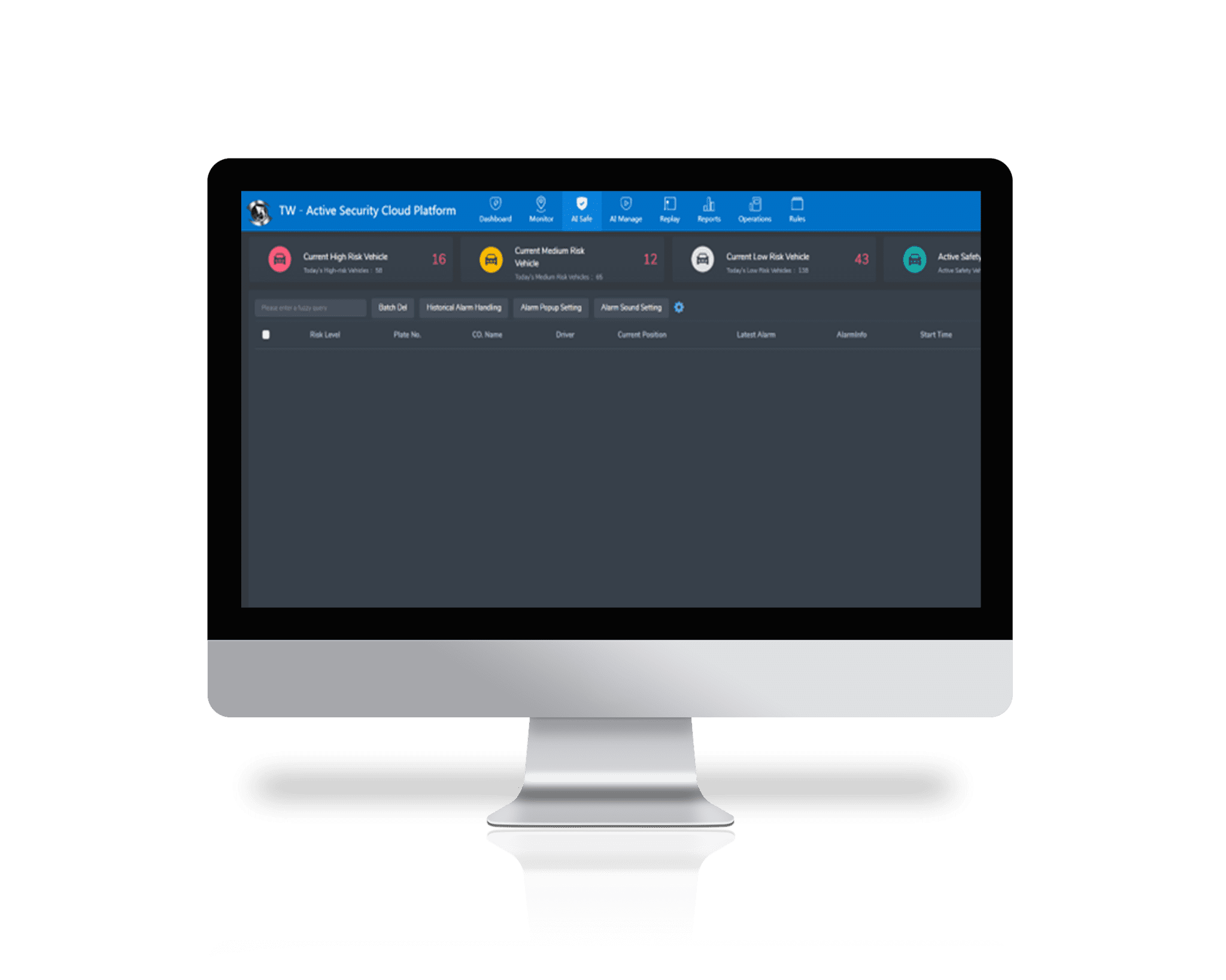 MDVR with ADAS & DMS Real-Time Alerts & Video Surveillance