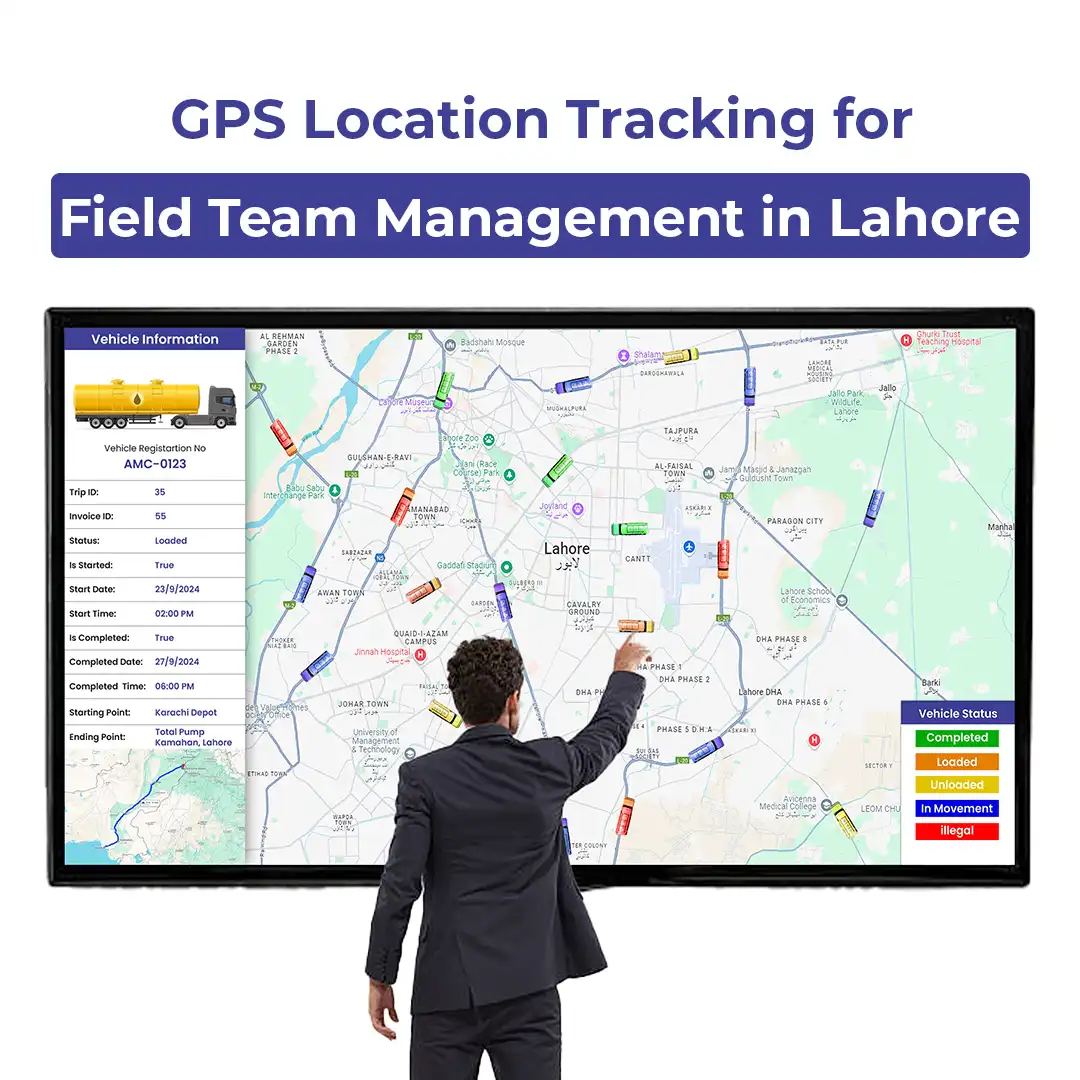 GPS Location Tracking for Field Team Management in Lahore